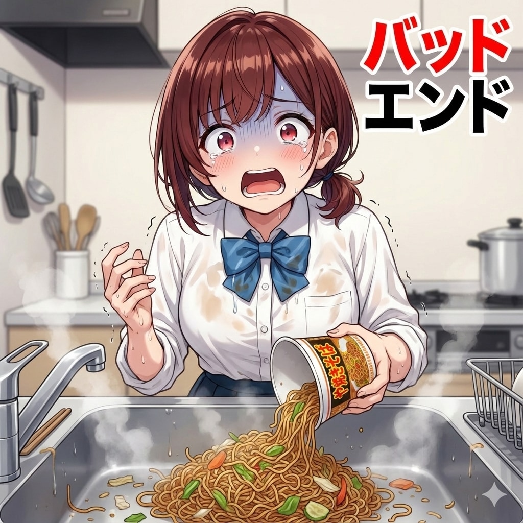 カップ焼きそばのBAD END