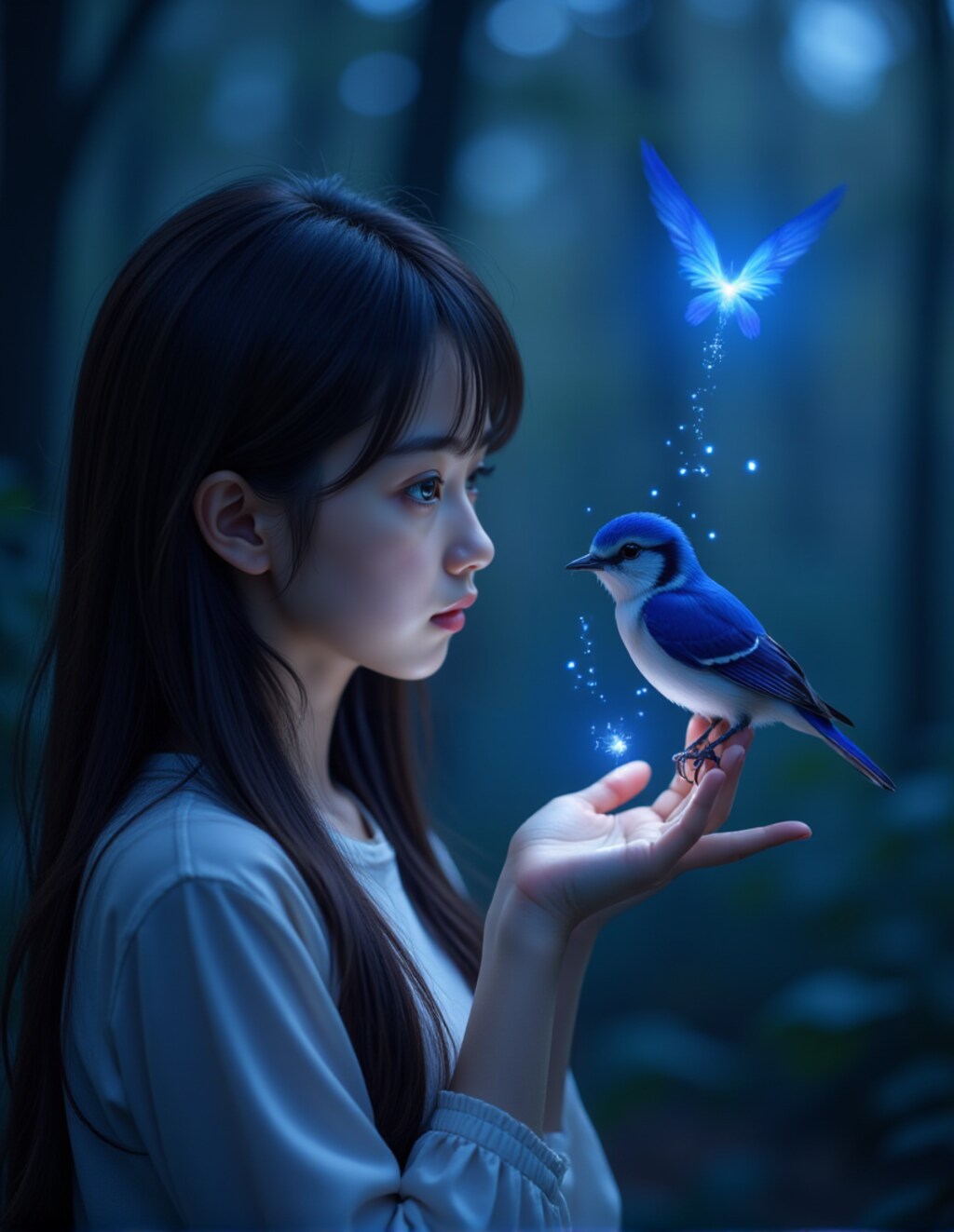 青い鳥を見つけた夢