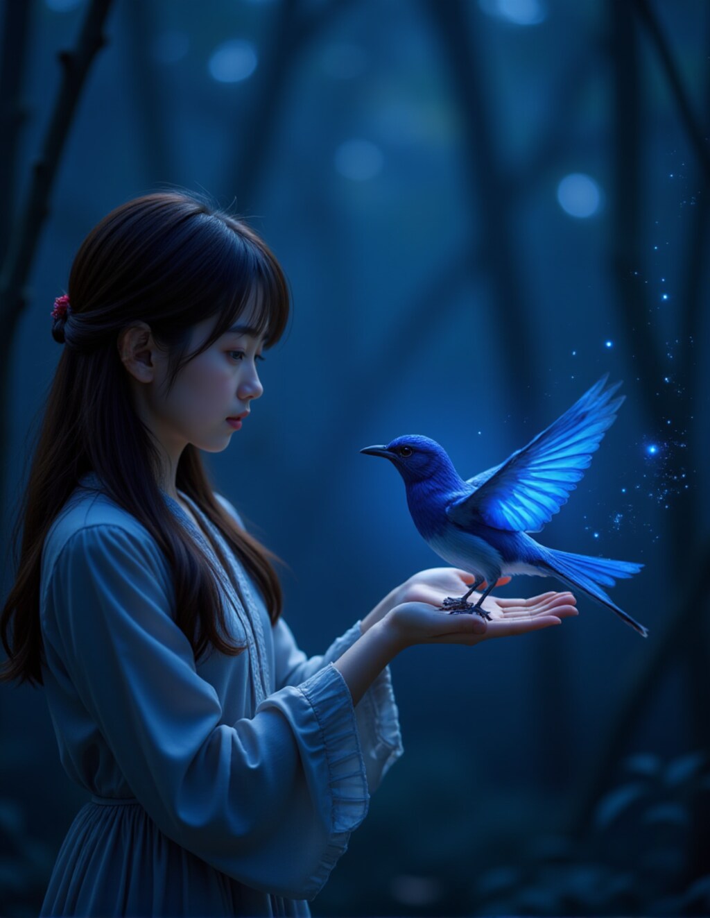 青い鳥を見つけた夢