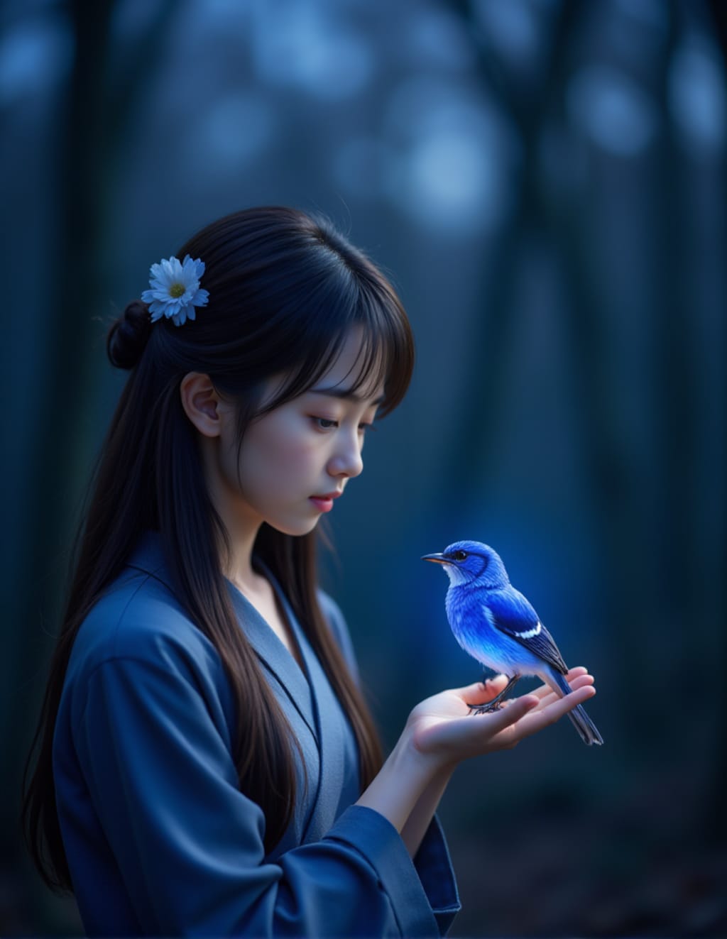 青い鳥を見つけた夢