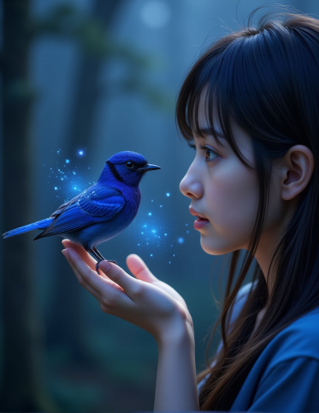 青い鳥を見つけた夢