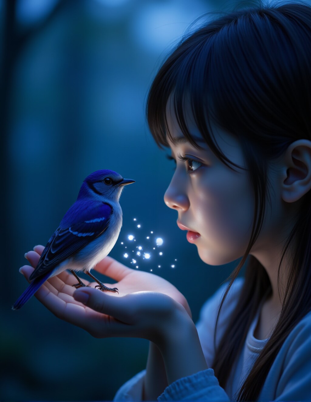 青い鳥を見つけた夢