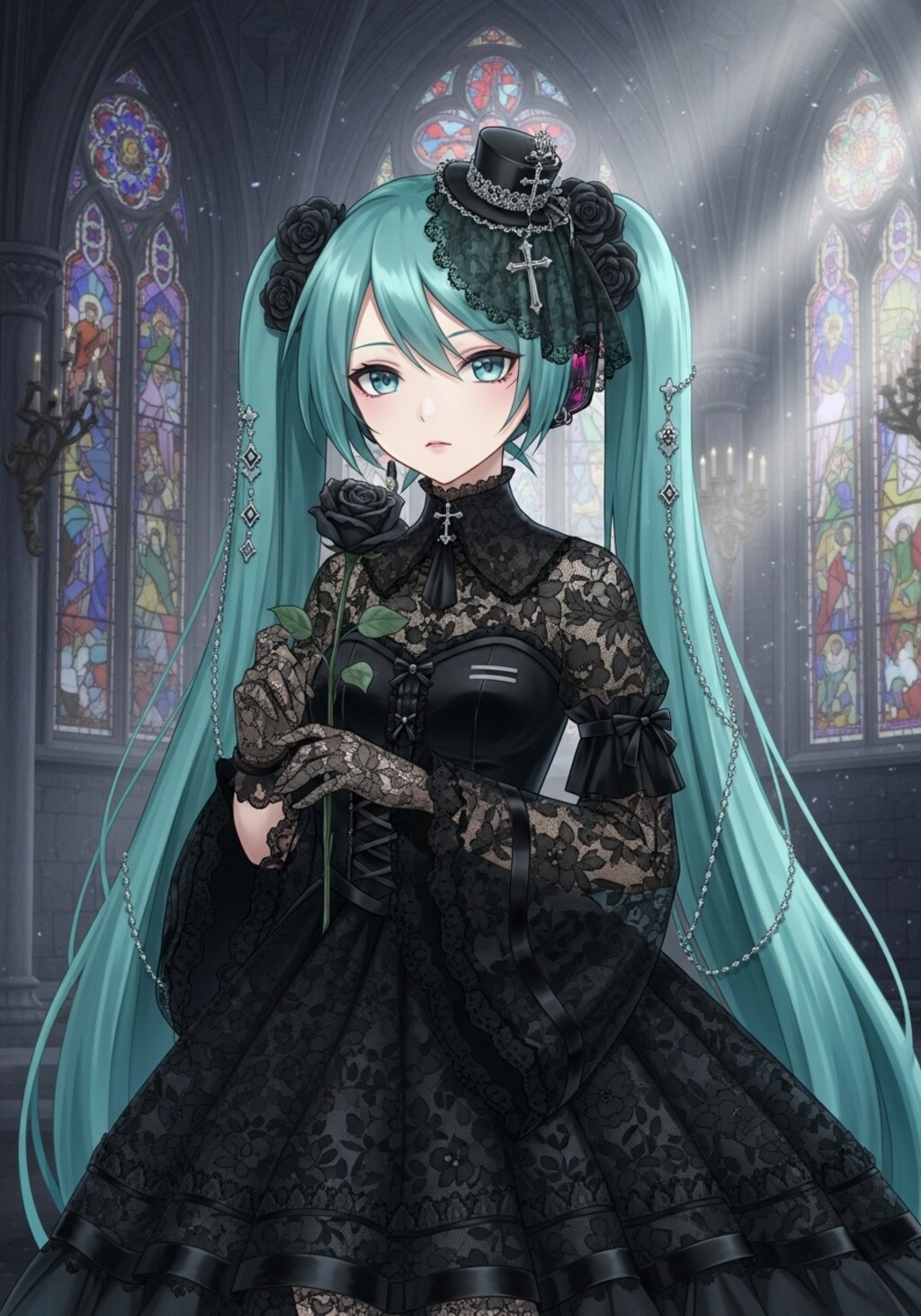 ゴシック・ミクさん