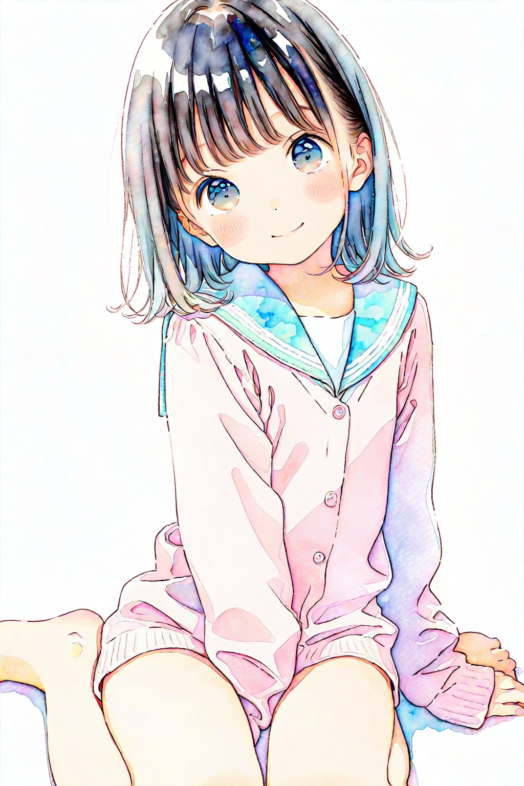 セーラー服の少女(PRISM)(10) | の人気AIイラスト・グラビア