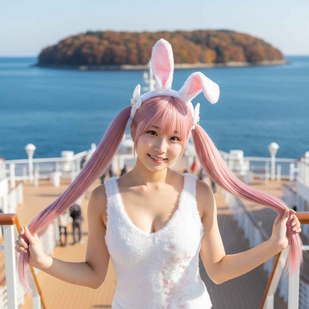 ももツイさん。客船。毛皮の日