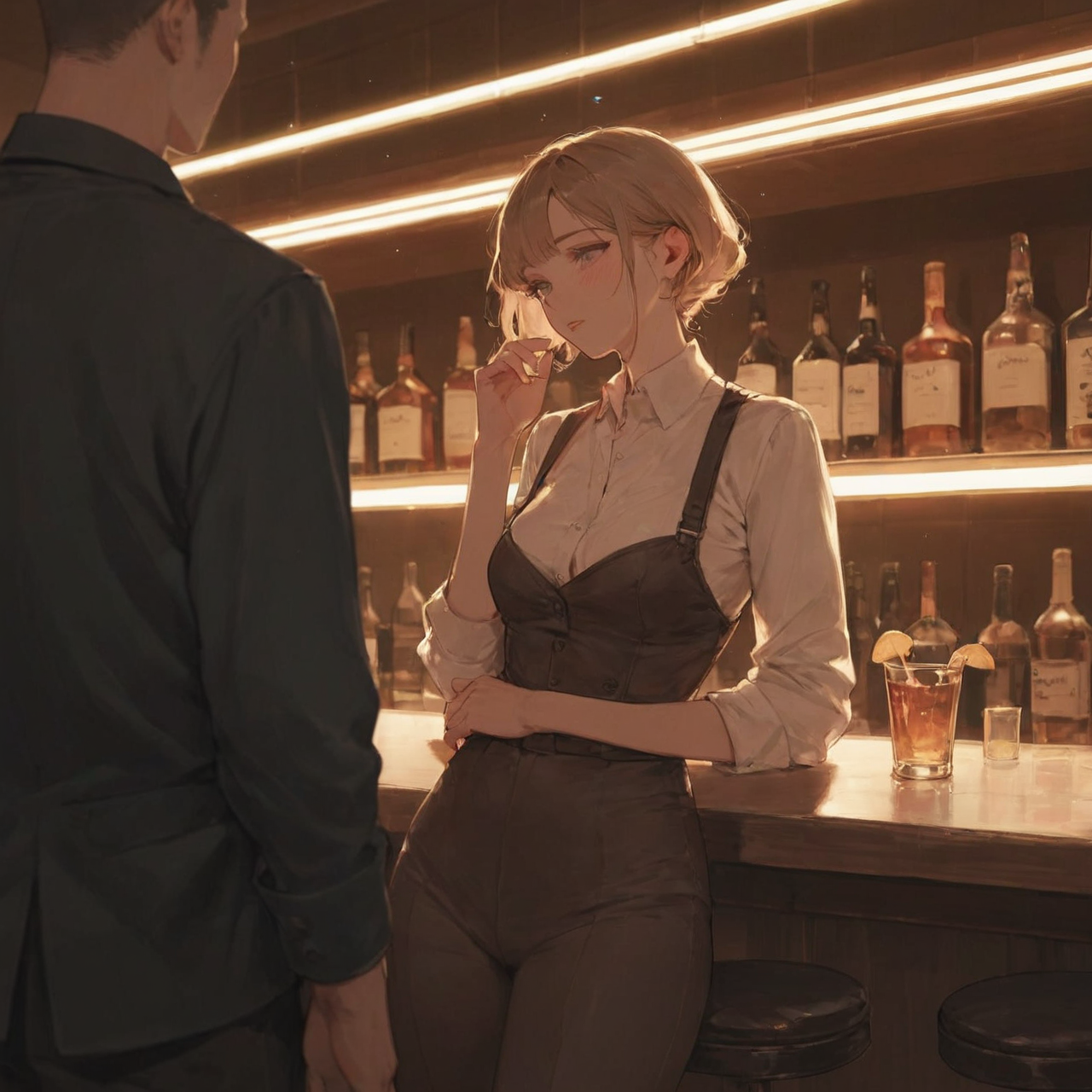 barでの出会い
