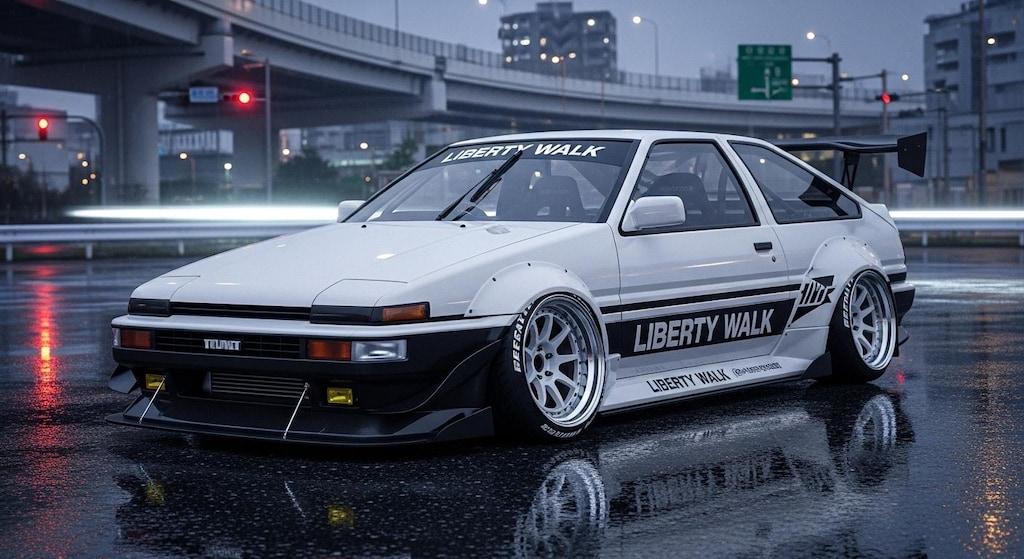 リバティーウォークAE86