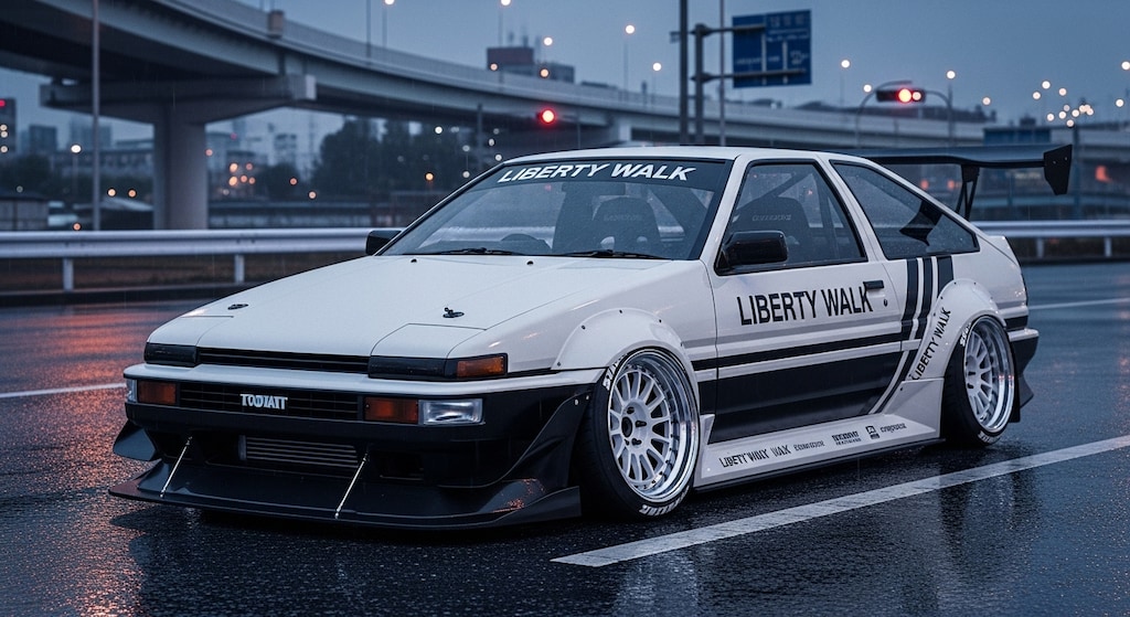 リバティーウォークAE86