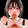 （注）ただスパゲッティを食べているイラストなのですが、少々下品なので、あまりオススメしません。 4枚目