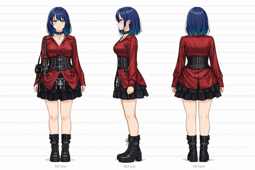 ネオンの駅前、全力ハイキック