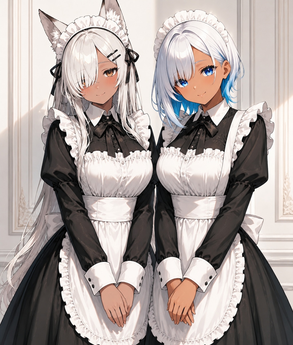 貴方の好みはどの褐色メイドさん？
