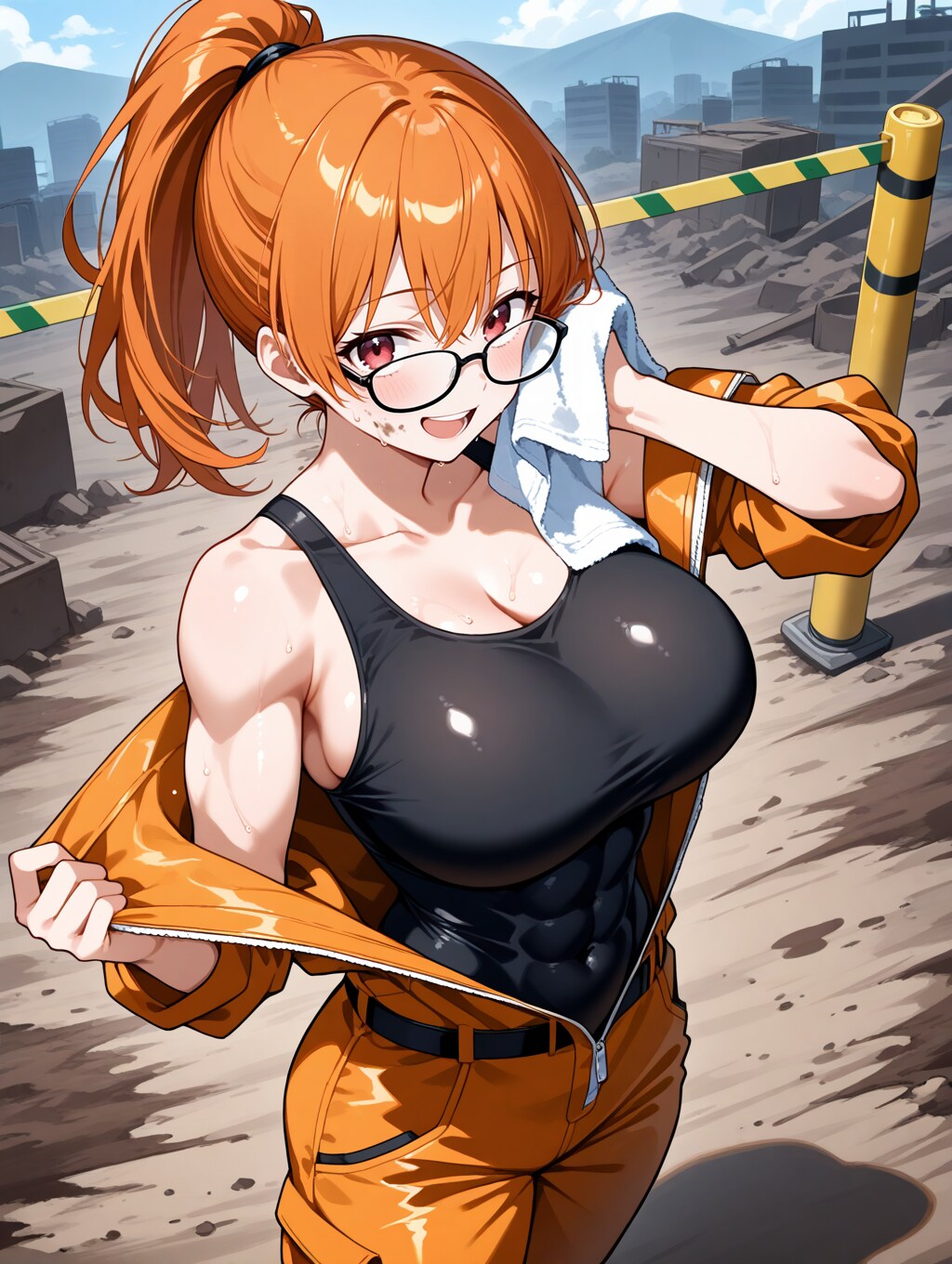 【今日の腹筋】ふぅーっ、今日も疲れたぁ……。