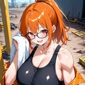 【今日の腹筋】ふぅーっ、今日も疲れたぁ……。 3枚目