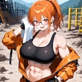 【今日の腹筋】ふぅーっ、今日も疲れたぁ……。 2枚目