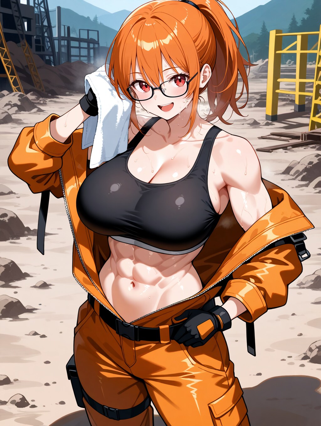 【今日の腹筋】ふぅーっ、今日も疲れたぁ……。