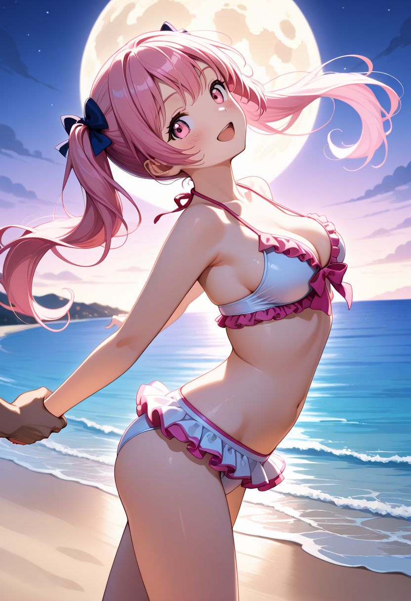 アイドルとスーパームーン。