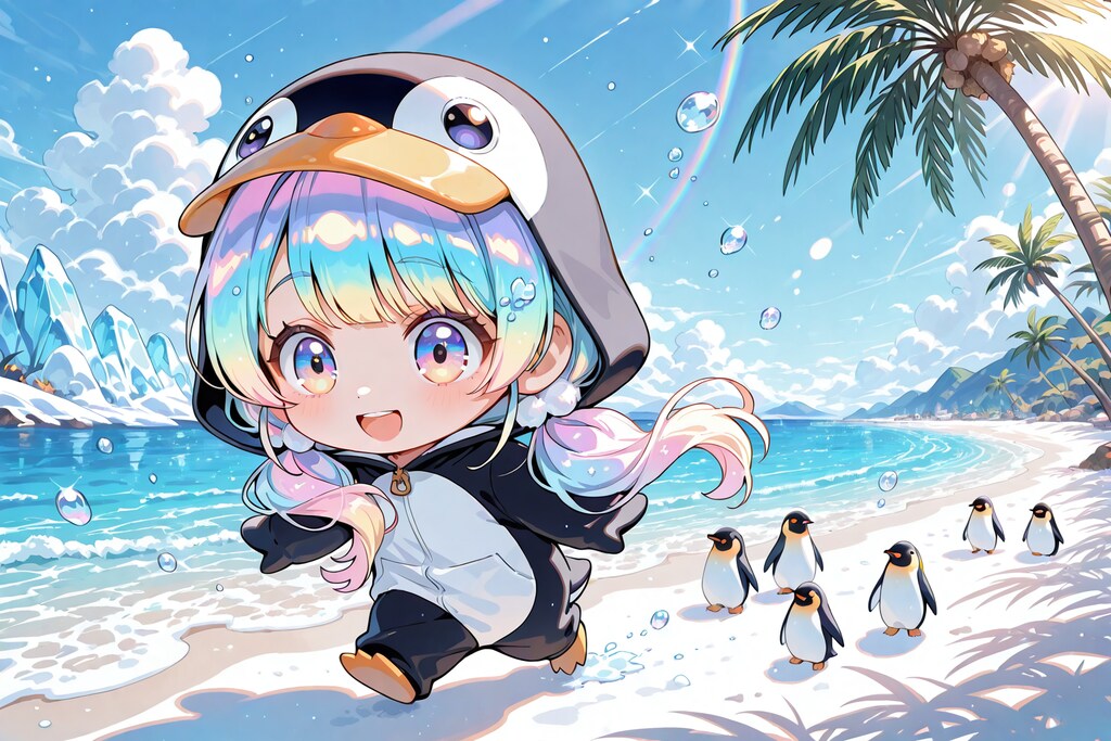 🐧🌴🩵🪨🫧🐧🌴🩵🪨