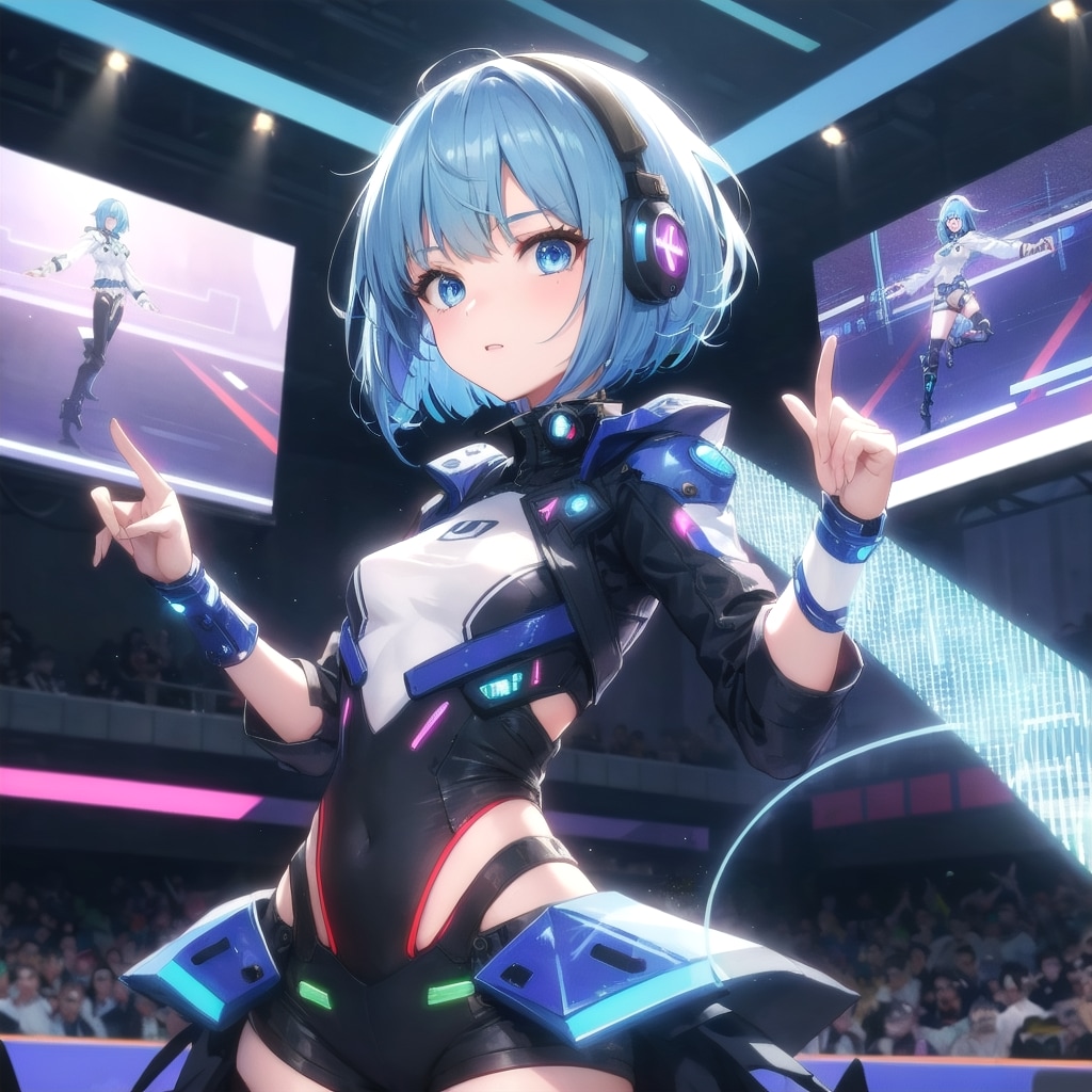 サイバーパンク・ディーバ | の人気AIイラスト・グラビア