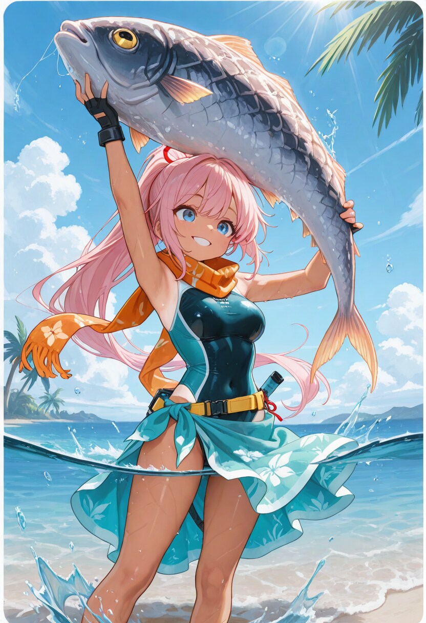 大物とったどー