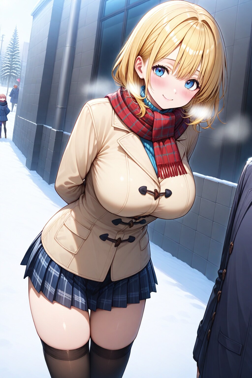 寒くてもミニスカート！