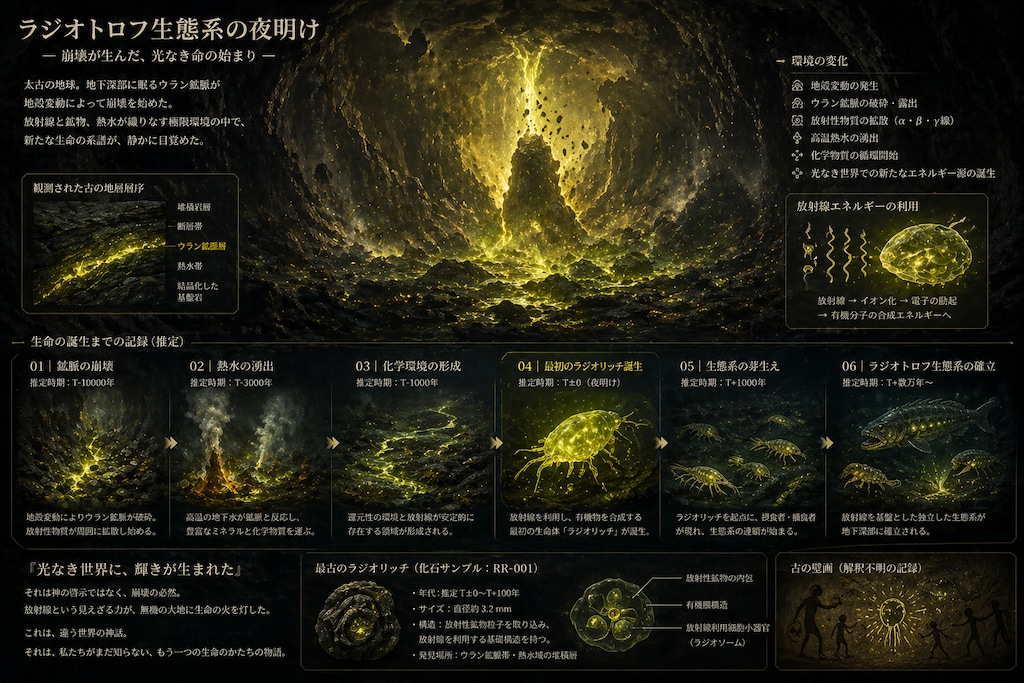 極秘調査報告書：ラジオトロフ生態系の発見について