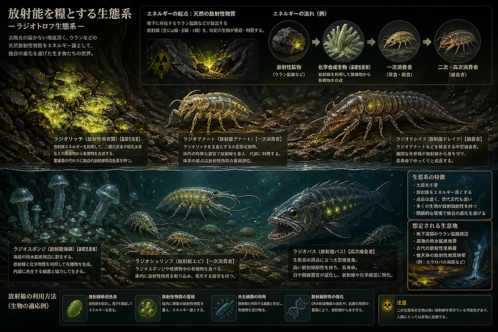 極秘調査報告書：ラジオトロフ生態系の発見について