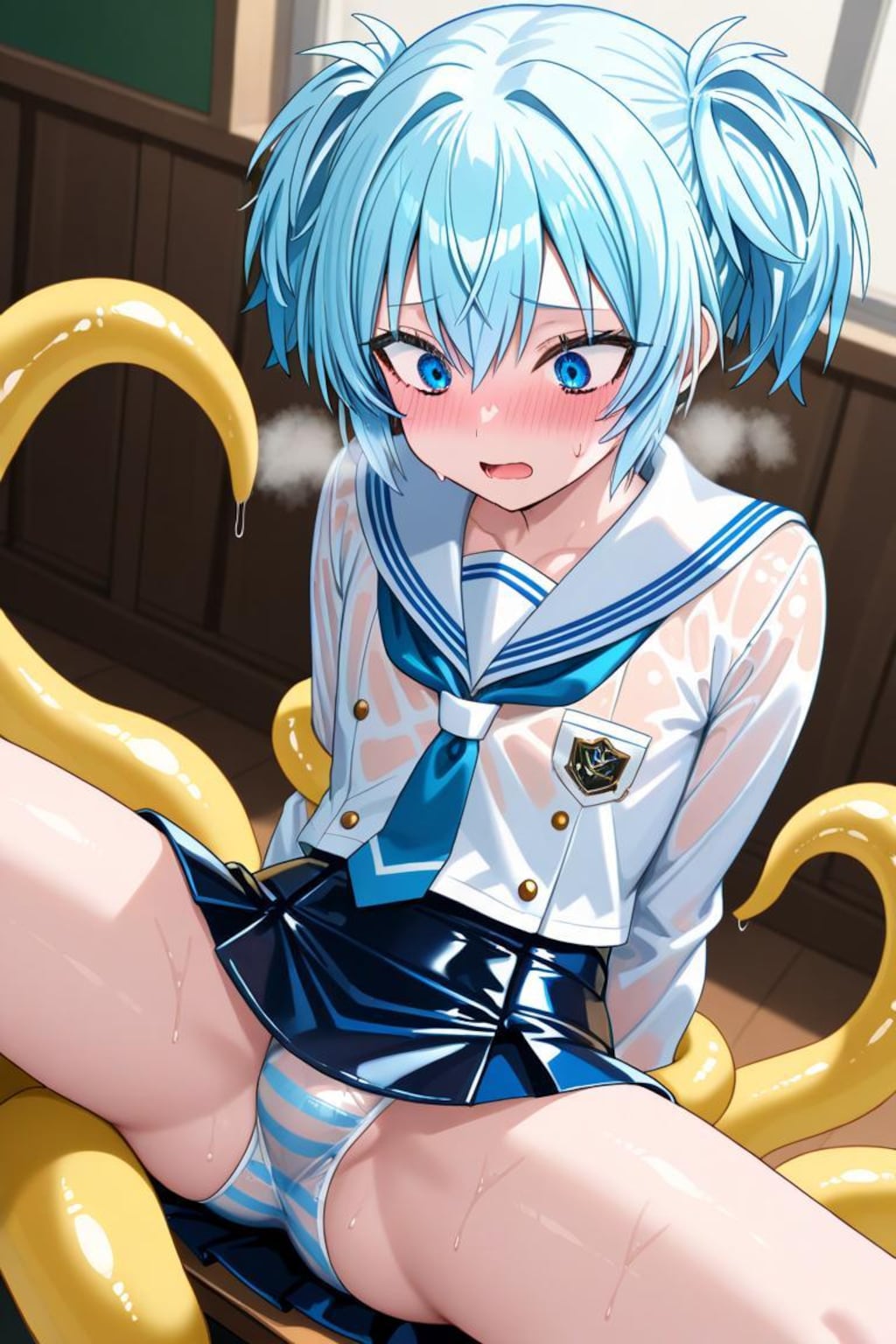 暗殺教室　潮田渚　触手