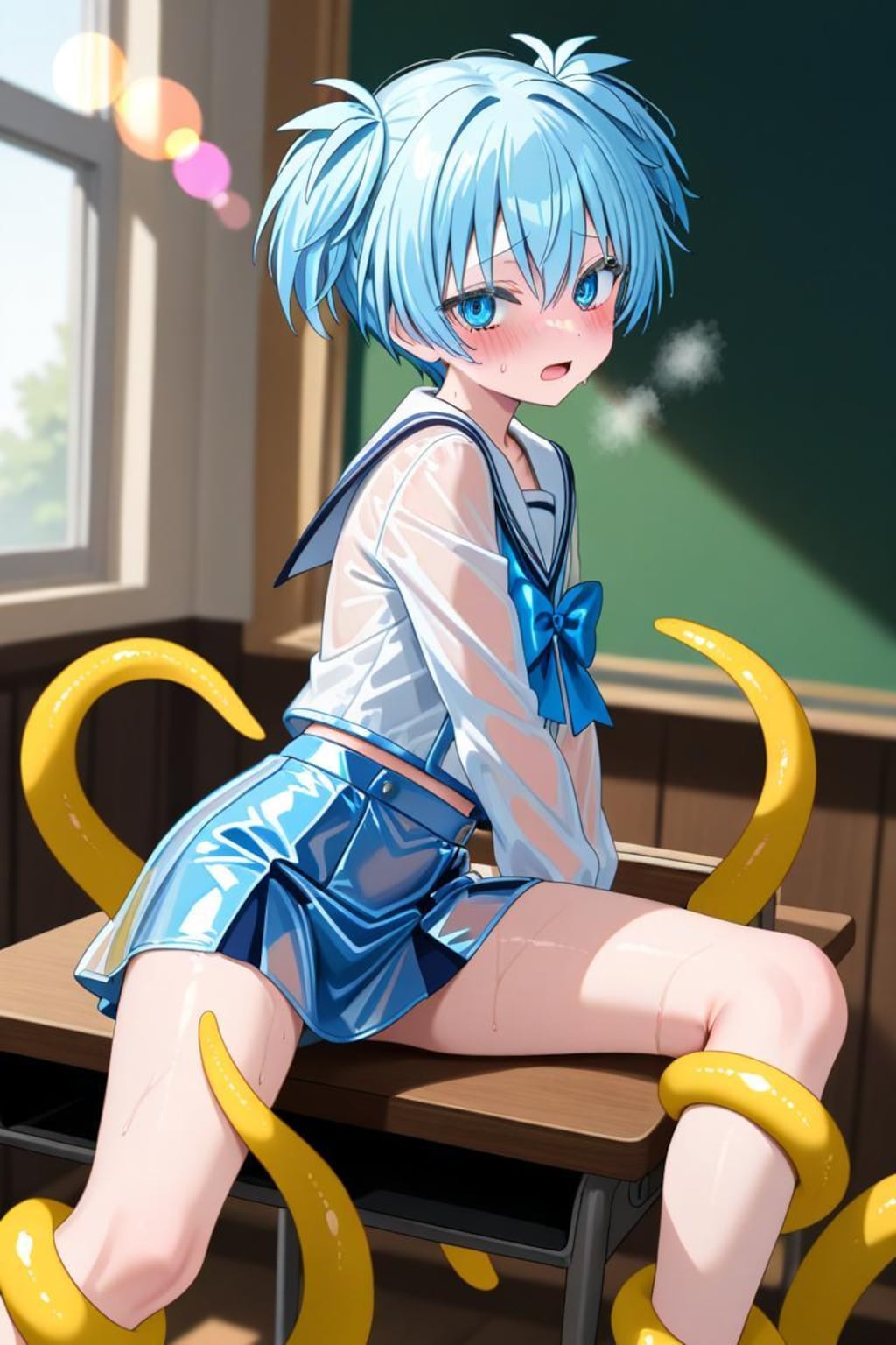 暗殺教室　潮田渚　触手