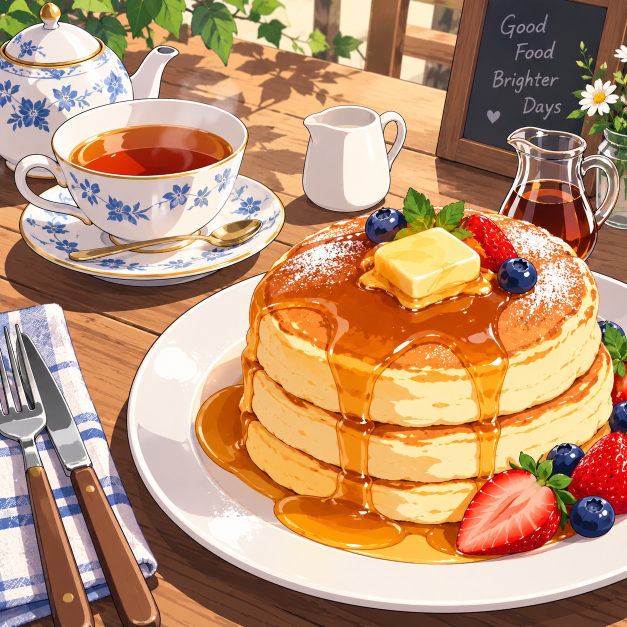 「パンケーキ食べたいッ！」 | の人気AIイラスト・グラビア