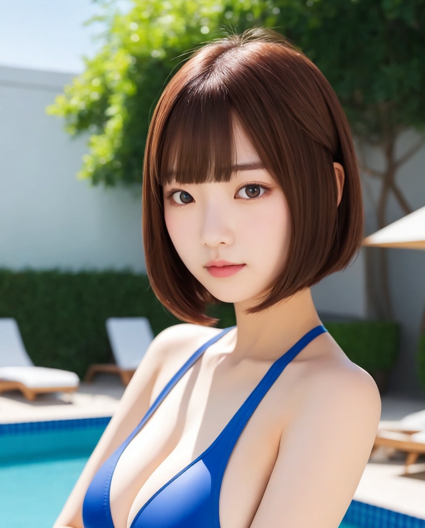 暑いので…。