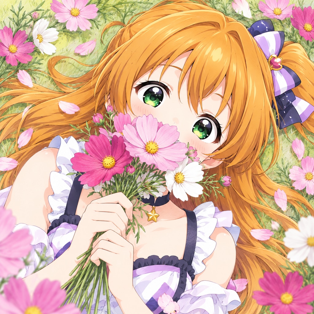 こんにちは秋桜（５）３時のアイドル　GPTimages2.5