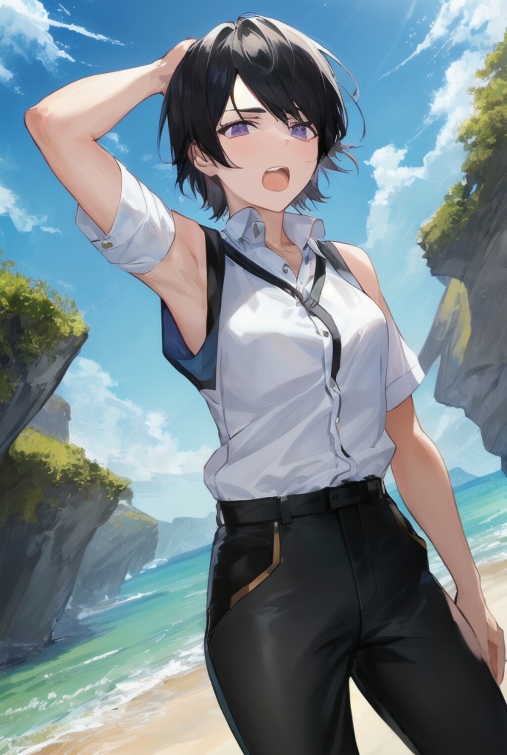 あつい～～！！あーつーい～～と叫んでいる女性達！！（12枚）