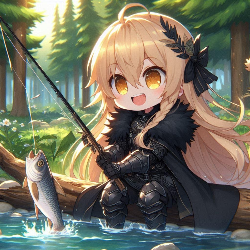 森の避暑地にて