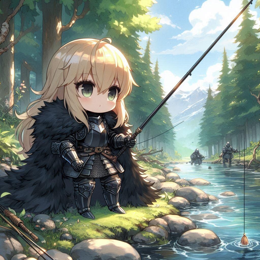 森の避暑地にて