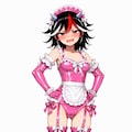 東方キャラのメイドレオタードコス2 11枚目