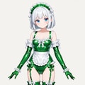 東方キャラのメイドレオタードコス2 7枚目