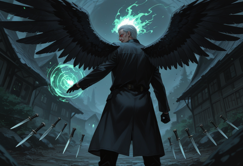 ナイフか魔法か、どちらを味わいたいかお選びください