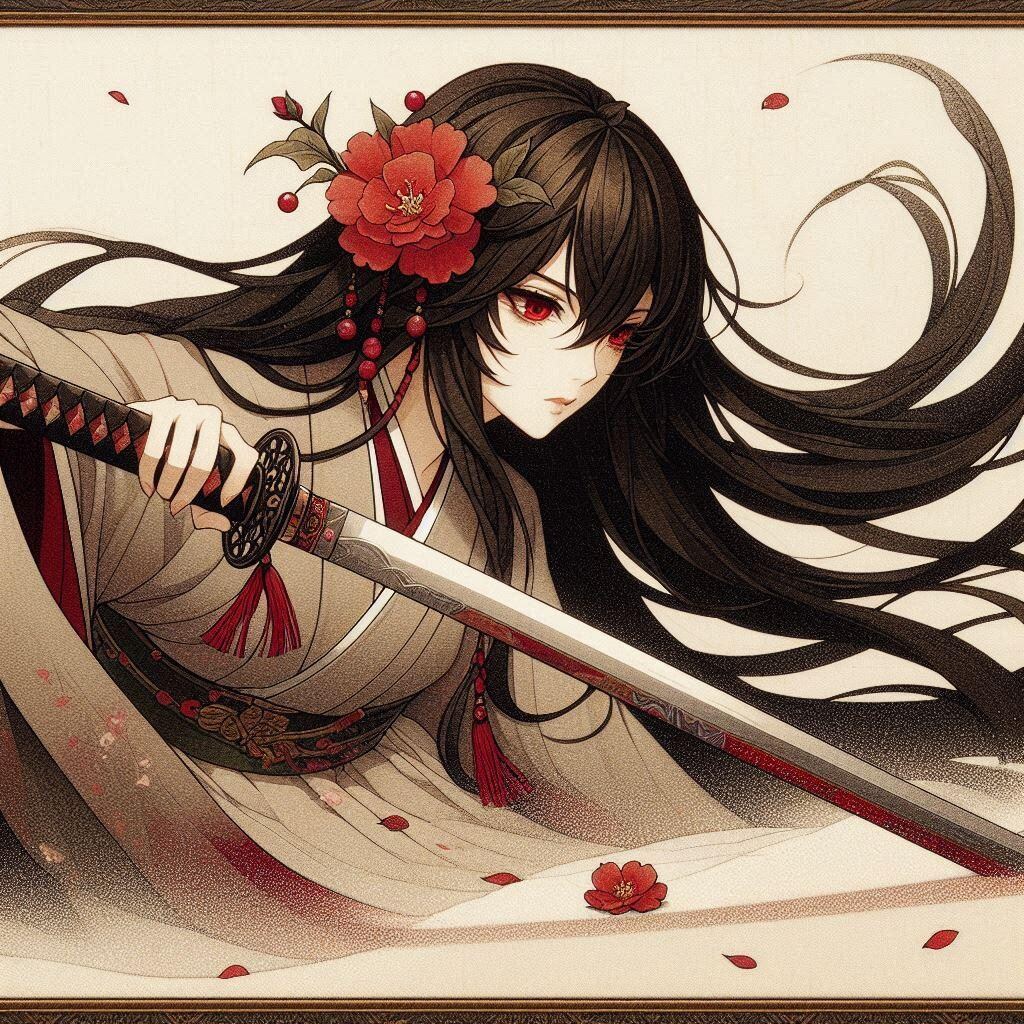 砂絵のツバキさん