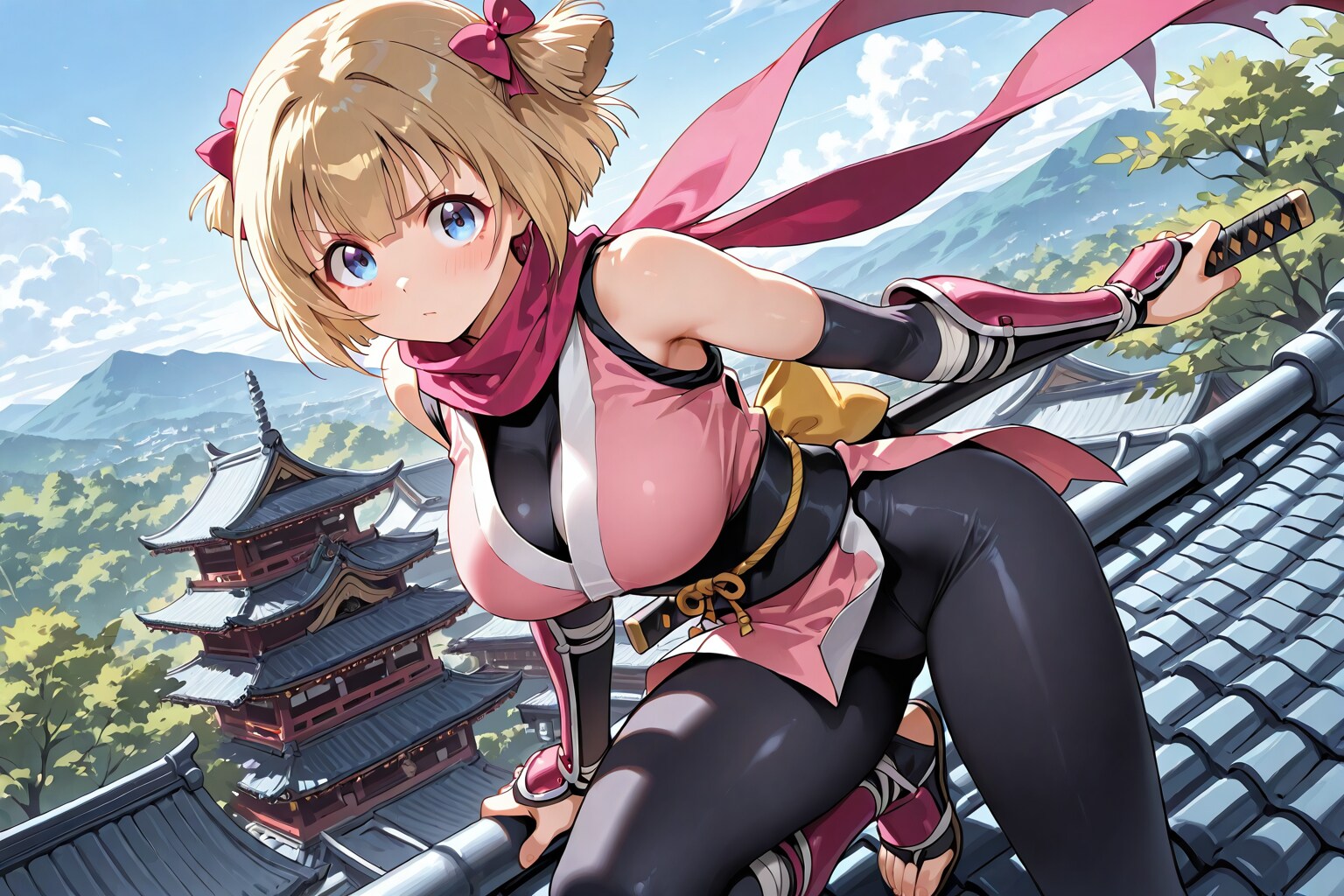 忍者娘 | の人気AIイラスト・グラビア