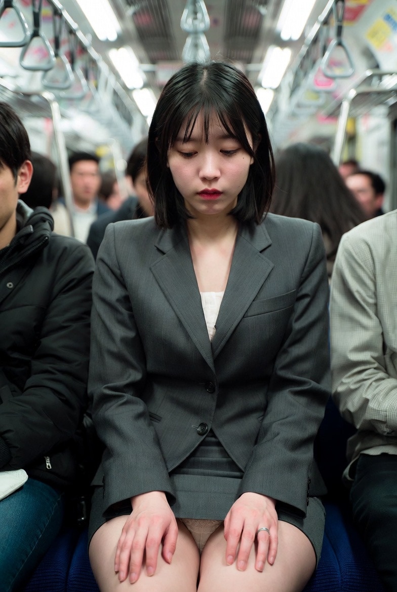 残業明けの熟れたOLの汗を吸い込んだ下着②