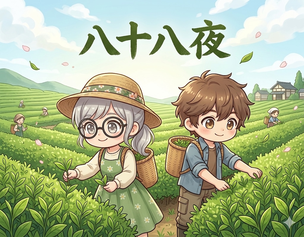 今日は「八十八夜」