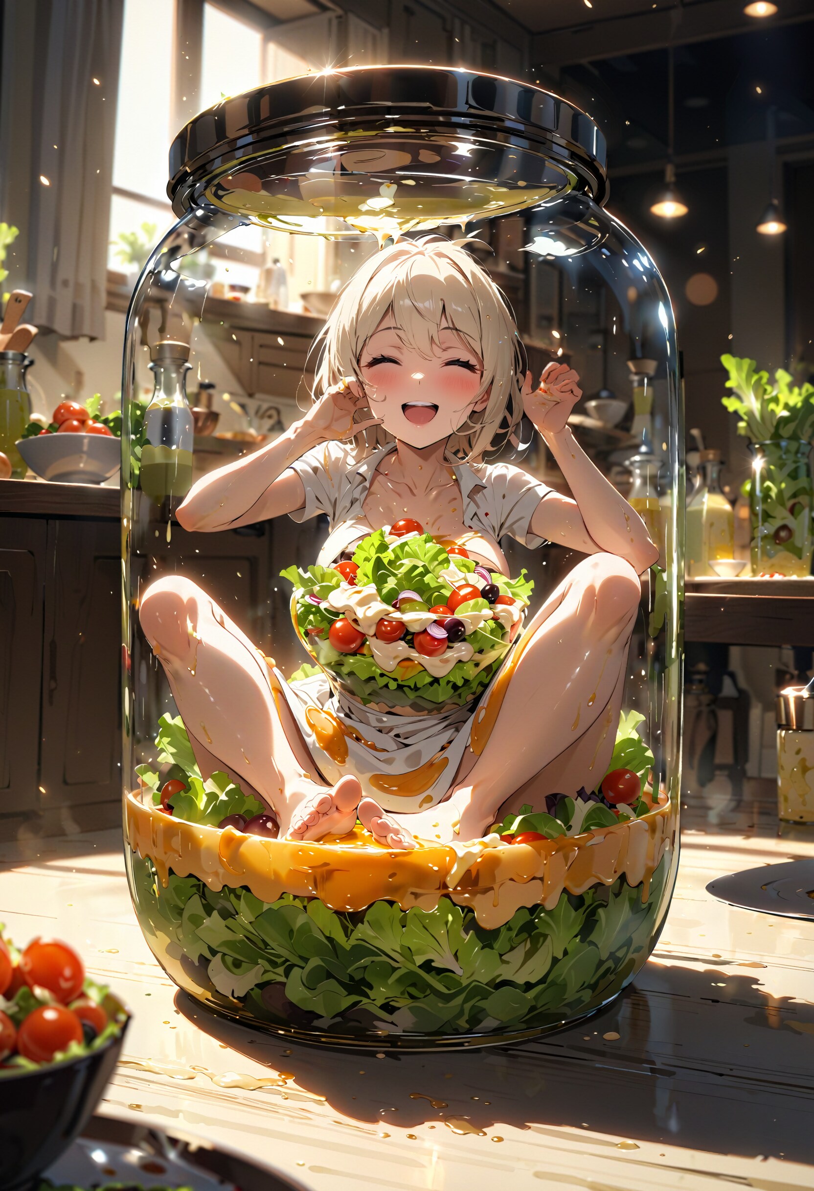 今日は何の日？　ドレッシングの日　その２ | の人気AIイラスト・グラビア