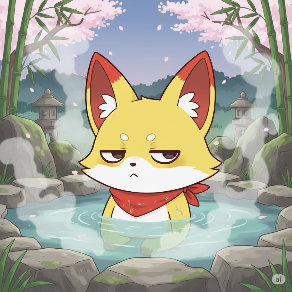 【コマンドー温泉】ただのぬるま湯ですな。 | の人気AIイラスト・グラビア