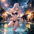 雨の日の悪魔っ子250611 3枚目