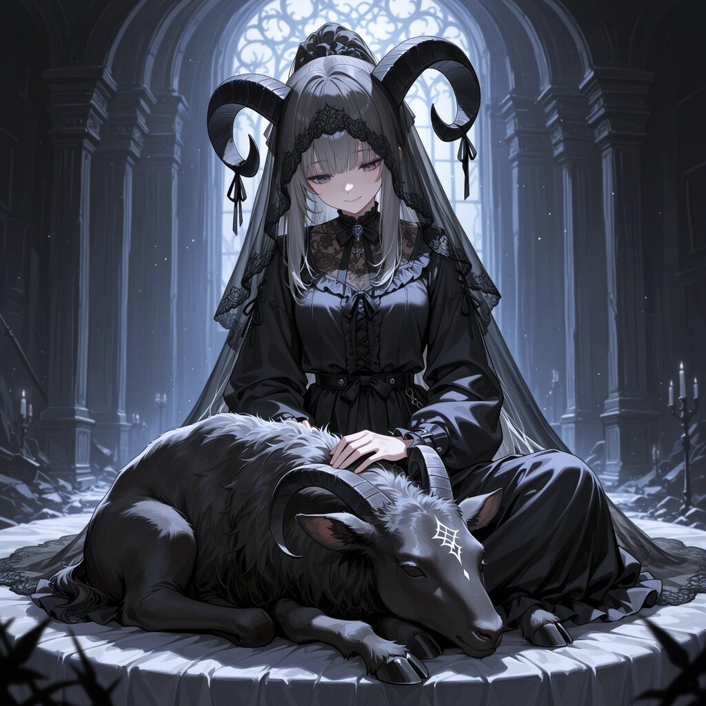 黒山羊さんをね