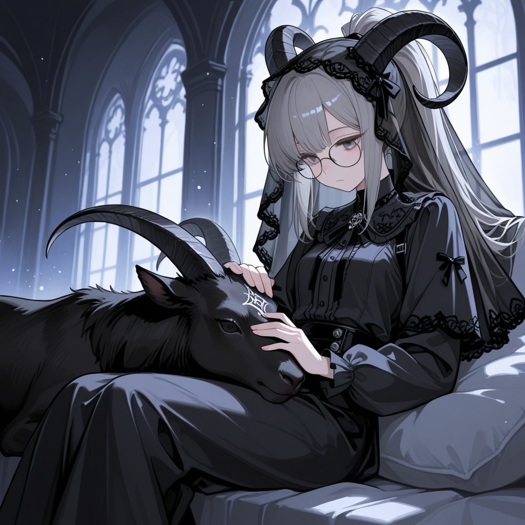 黒山羊さんをね