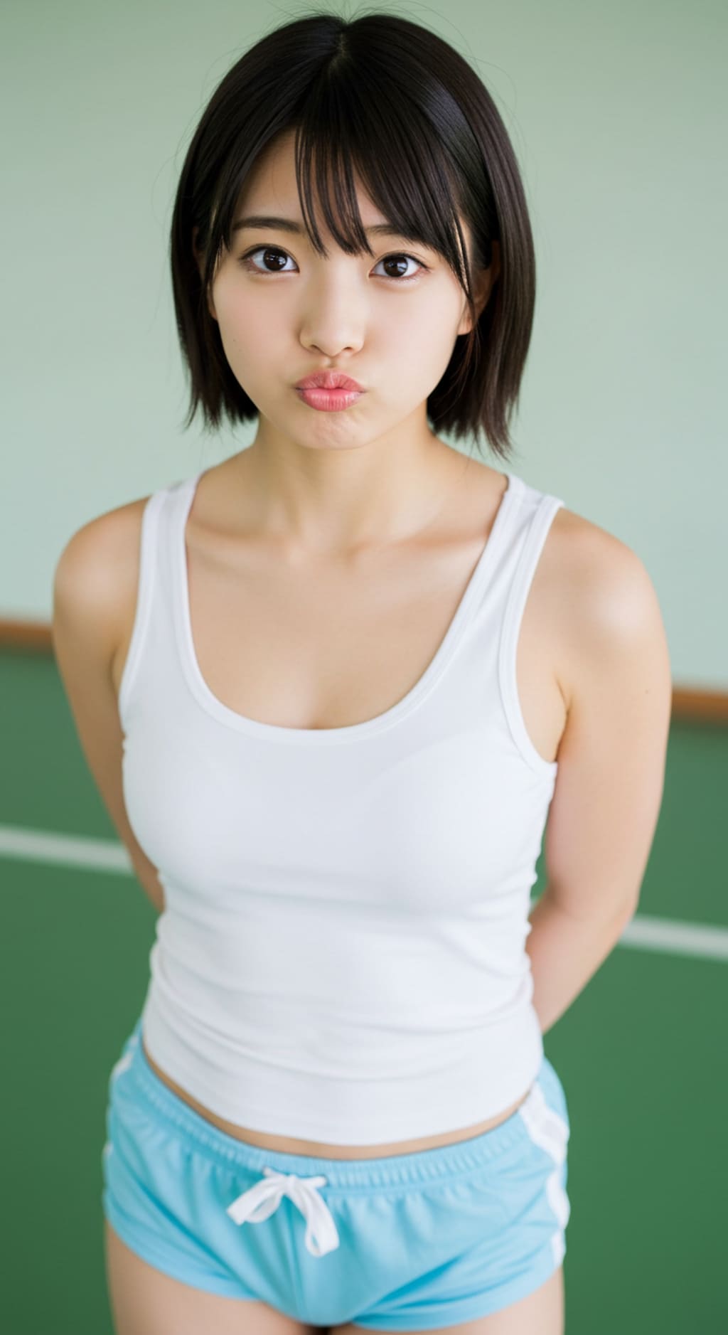 タンクトップさん。