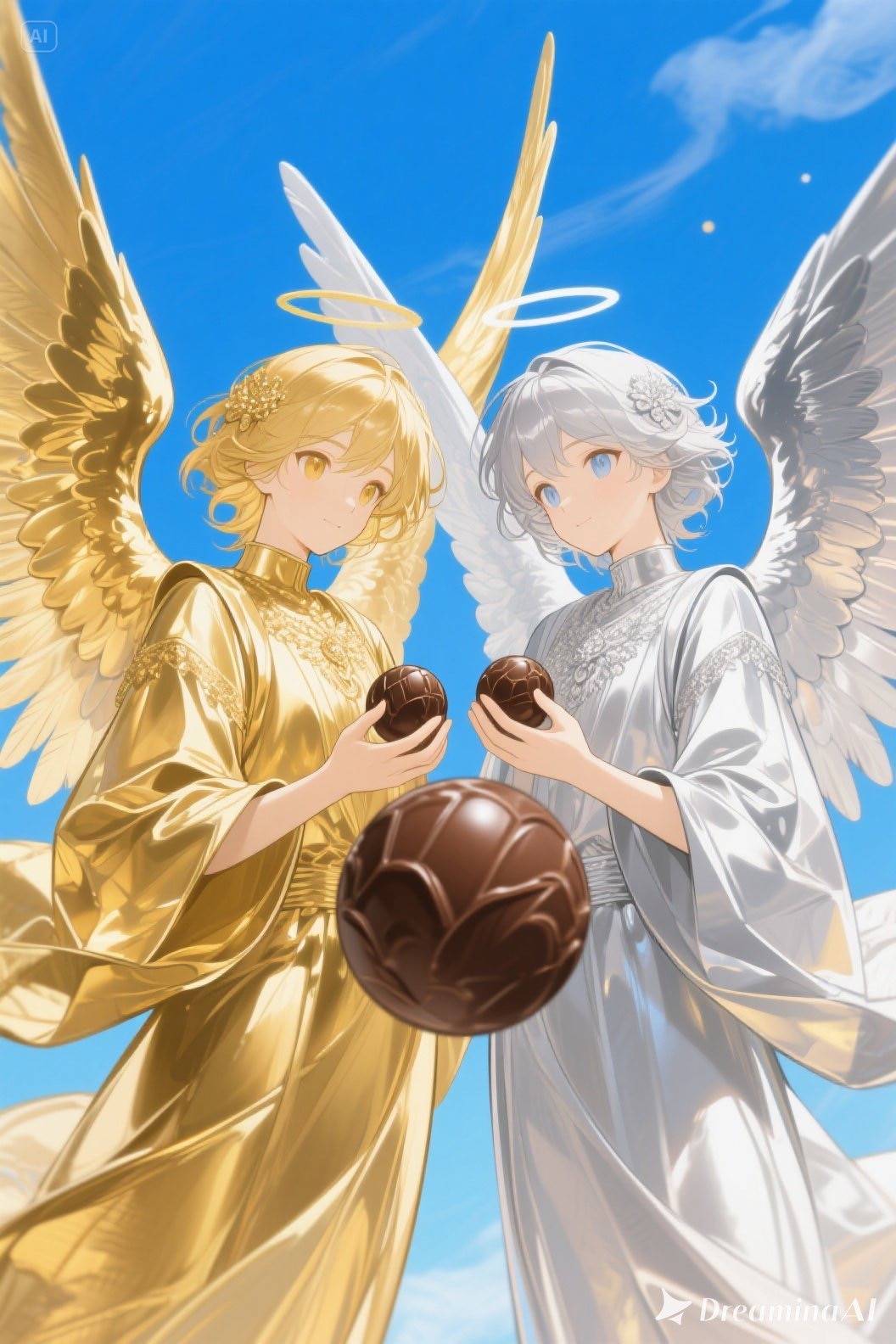 金と銀のエンゼル544 | の人気AIイラスト・グラビア