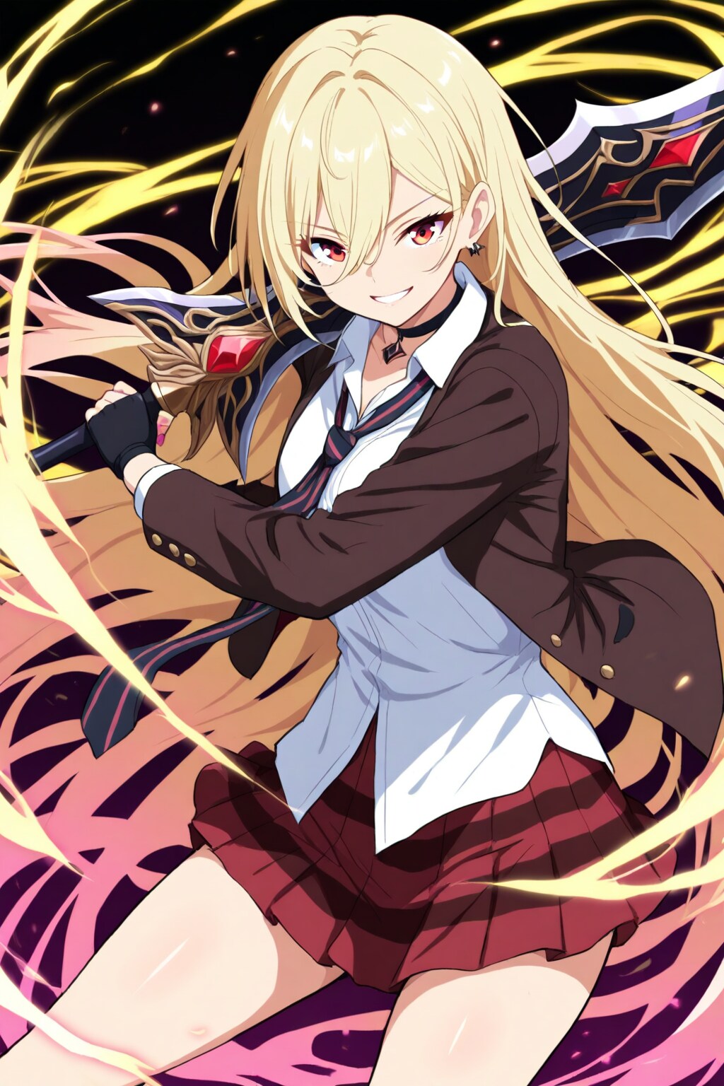 女子高校生剣士