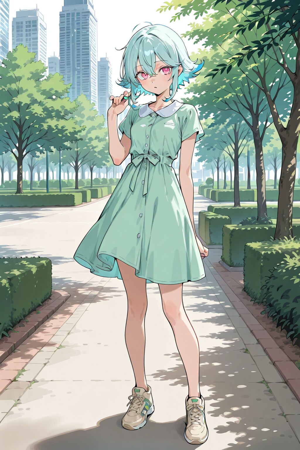 かおりちゃん　春色ワンピース